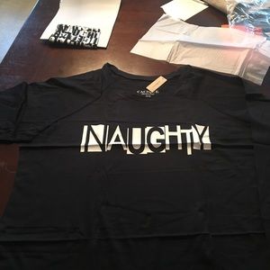 Cacique 2 piece Naughty legging pj set/Black